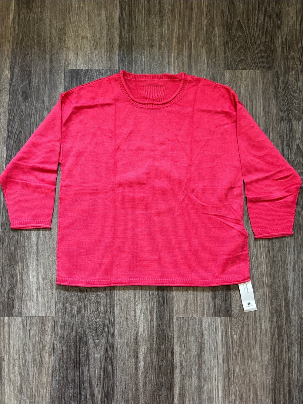 Bright Pink Crewneck Sweater